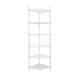 6 Tier Shelf Corner Wire Shelf Rack Adjustable Metal Heavy Duty Free Standing Corner Storage Display Chrome Rack for Bathroom