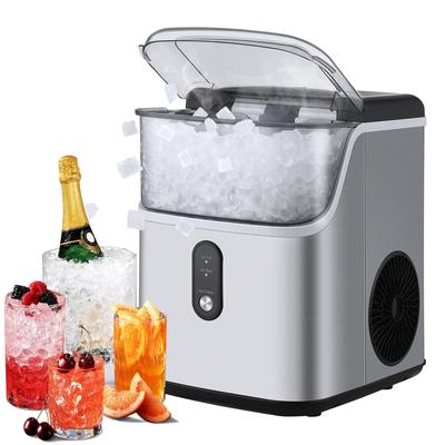 Chewable Nugget Ice Maker Countertop, 35Lbs/24H with Ice Scoop