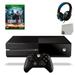 Pre-Owned Microsoft Xbox One Original 500GB Gaming Console Black Headset With Resident Evil 2 Game BOLT AXTION Bundle (Refurbished: Like New)