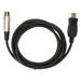 USB Microphone Cable USB Male to XLR Female Mic Link Converter Cable for Microphones Recording 9.8ft