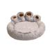 Matoen Faux Fur Small Dog Bed Calming Dog Bed for Small Dogs Puppy Bed Anti-Anxiety Warming Cozy Soft Pet Round Bed for Kitten Puppy 24 inch