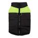 Matoen Reversible Waterproof Winter Coat for Small Medium and Large Dogs - Cozy Vest for Cold Weather - Green L