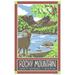 Vestiges Rocky Mountain National Park Souvenir Tea Towel 21.5 x 32 Eco-Friendly