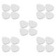 10 Pairs Metatarsal Pads of Cushions Forefoot Pad High Heel Cushion Non Arch Support Shoe Inserts for White