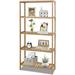 ZQRPCA 5-Tier Storage Shelving Rack Utility Shelf Multifunctional Bamboo Rack for Bathroom Kitchen Living Room