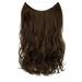 Beauty Clearance Under $15 Fashionable Wig Women S Long Curly Hair Is Big Natural One-Piece Hairpiece With Fishline Hairpiece Extension C