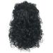 Beauty Clearance Under $15 Fashion Man Black Long Cruly Men S Wig Handsome Cool Wig Black