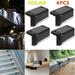 Augper Clearance Outdoor Solar Path Stair Light Solar Outdoor Lighting Solar Powered Outdoor Lights for Stair Fence Solar Garden Yard Fence Wall Lamp for Home Stair Courtyard Decoration(4Pcs)