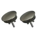 2PCS Stainless Steel Kitchen Sink Faucet Hole Cover Basin Hole Sealing Plug Gray