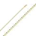 20 in. 14K Yellow Gold 3.4 mm Flat Mariner Chain