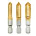 piaybook Useful Home Tools 3 Pcs Flute Countersink Drill Bit Set Counter 6-9mm Sink Chamfer Cutter Home Improvement for Bathroom Kitchen