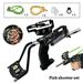 Slingshot Fishing Kit Professional Stainless Steel Wristband Rocket Slingshot with High-Speed Catapult & Laser Sight for Adult Shooting Fish