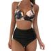 Swimsuits for Women 2024 Women s Dresses Two Piece Workout Sets for Women Pink Sizes S-2XL