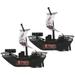 2 Pcs Toy Boat Diving Pool Toys Boats Children Swimming Baby Taste Pirate Ship Toddler