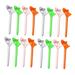 Tnarru 16 Pieces Golf Tees Durable Long 83mm Golfing Tees Golf Ball Holder 10 Degree Golf Ball Tees for Outdoor Practice Golfer Gift