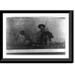 Historic Framed Print [Wounded man and insurrecto with rifle along brick wall] 17-7/8 x 21-7/8