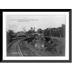Historic Framed Print [North Carolina - Murphy - view across railroad trestle and girder bridges toward Louisville & Nashville railroad station] 17-7/8 x 21-7/8
