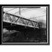 Historic Framed Print Bridge Street Bridge Spanning Metro North Railroad on Bridge Street Norwalk Fairfield County CT - 3 17-7/8 x 21-7/8