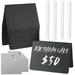 30 Pcs Blackboard Black Board Mini Chalkboards Price Tags Memo Board Sign Small Chalkboard Signs Mini Easel Chalkboards