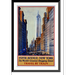 Historic Framed Print Fifth Avenue New York. the world s greatest shopping street. Travel by train - 2 17-7/8 x 21-7/8