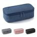 School Students Large Capacity Pencil Case Kawaii Supplies Pencil Storage Bag Box Pencils Pouch Stationery Navy blue