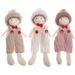 NUOLUX 3pcs Knitting Puppet Suspender Trousers Boy Simulation Puppet Doll Pendants