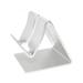 Ergonomic Aluminium Phone Tablet Stand Holder for Air 2/ Pro/ 4/ 3/ 2 Universal Tablets and Cell Phones (Silver)