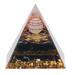 Crystal Pyramid Pedestals Balancing Positive Energy Generator Crystal Good Luck Gemstone Pyramid for Stress Reduce Healing Meditation Attract Wealth Lucky