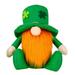 Irish Festival Green Gnomes Plush Decor Faceless Gnome Plush Doll Irish Festival Figurine Gnomes Home Table Ornaments Cute Faceless Doll