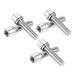 Unique Bargains 6 Pcs Bicycle Stem Screws for Bike Bicycle Stem M5x20mm Socket Head Cap Bolts Screws Nuts Silver Tone