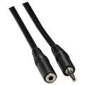 Cable Central LLC (100 Pack) 12Ft 3.5mm Stereo M/F Speaker/Headset Cable - 12 Feet