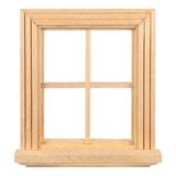 Plain Four-pane Window Toys Doll House Accessories Mini Houses Doll Houses Doll House Window Ornament Doll House Toy