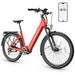 Vanpowers UrbanGlide Ultra Electric Bike 500W Step Through Commuter Electric Bike 27.5 Cruiser Electric Bicycle with APP Control Torque Sensor 48V 691.2Wh Battery 9 Speed 20Mph Up to 70 Miles