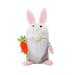 PATLOLLAV Spring Easter Gnomes Decor Easter Bunny Gnomes HugCarrot and Egg Plush Decorations Swedish Tomte Elf Stuffed Doll Rabbit Easter Gifts Faceless Bunny Gnome Tier Tray Decor