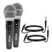 5 CORE Premium Vocal Dynamic Cardioid Handheld Microphone Unidirectional Mic with 12ft Detachable XLR Cable to inch Audio Jack Mic Clip and On/Off Switch for Karaoke Singing PM 58