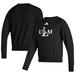 Men's adidas Black ULM Warhawks Premium Vintage Pullover Sweatshirt
