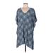 J. McLaughlin Casual Dress - Mini: Blue Dresses - Women's Size Medium