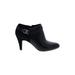 Vince Camuto Ankle Boots: Black Print Shoes - Women's Size 8 - Round Toe