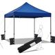 Yaheetech 3x3 m Tonnelle de Jardin Gazebo Tente de Reception Auvent Pliable Robuste Imperméable