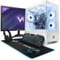 Vibox I-72 Gaming PC - 21.5" Monitor Bundle - Quad Core AMD Ryzen 3200G Processor - Radeon Vega 8 Graphics - 16GB RAM - 1TB SSD - Windows 11 - WiFi