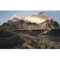 GUOHLOZ 1500 Piece Jigsaw Puzzle for Adults & Kids Age 10 Years Up, Landscape, Mountains, Iceland, Vesturhorn, 87x57cm