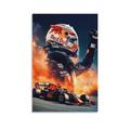 Max Verstappen Poster F-1 Wall Art Verstappen Art Formula-1 Art Limited Edition Print Red-Bull Wall Poster Decorative Painting Canvas Wall Posters And Art Picture Print Modern Family Bedroom Decor Pos