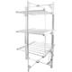 OptiProducts 3 Tier Electric Clothes Airer - Folding Heated Clothes Dryer | 220w Energy-efficient 24 Rails, 111cm Indoor Rack - Lightweight & Foldable