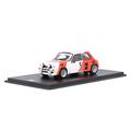 Spark 1:43 scale Resin Model Rally Car compatible with Renault 5 Turbo A.Prost/J.M.Andrie (No.5 Rallye du Var 1982) in White/Orange