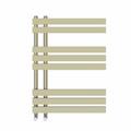 NRG Heated Towel Rail Radiator Designer Bathroom Central Heating Warmer Rad Ladder Heater 800 x 600mm Brushed Brass