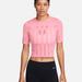 Nike Tops | Nike Yoga Dri-Fit Adv Luxe Womens Small Crop Top Dv9169-611 Pink Tight Fit Xl | Color: Pink | Size: Xl