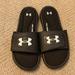 Under Armour Shoes | Brand New Under Armour Ignite V Men's Slide Sandals | Color: Black/White | Size: 11.5