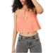 Free People Tops | Free People Long Weekend Halter Knit Crop Top Watermelon | Color: Tan | Size: S