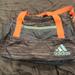 Adidas Bags | Adidas Gym Bag / Overnight Bag | Color: Gray/Orange | Size: Os