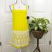 Anthropologie Dresses | Anthropologie Floreat Yellow Lace Cloud Dress 4 | Color: White/Yellow | Size: 4